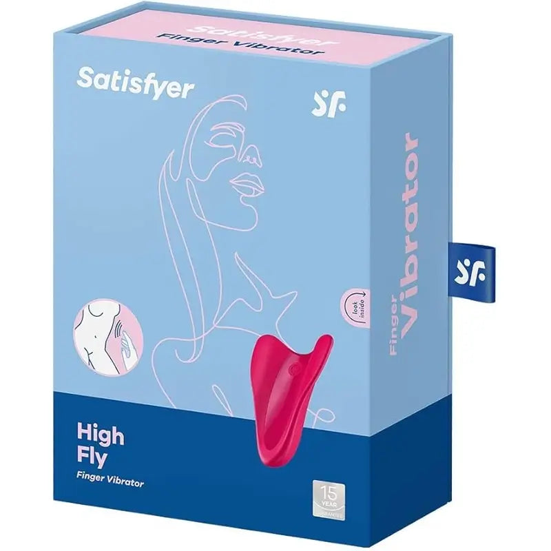 Vibratore Satisfyer High Fly Fuchsia Vibratore a ditale