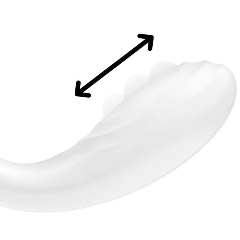 Vibratore Satisfyer Vibratore di piacere rotante per il punto G - Bianco