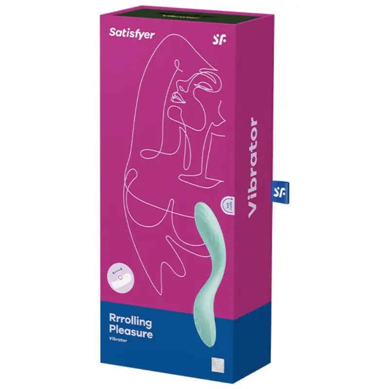 Vibratore Satisfyer Vibratore di piacere rotante per il punto G - Verde