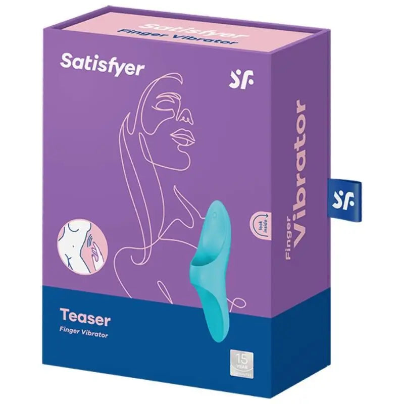 Satisfyer Vibratore Teaser Vibratore a ditale - Azzurro