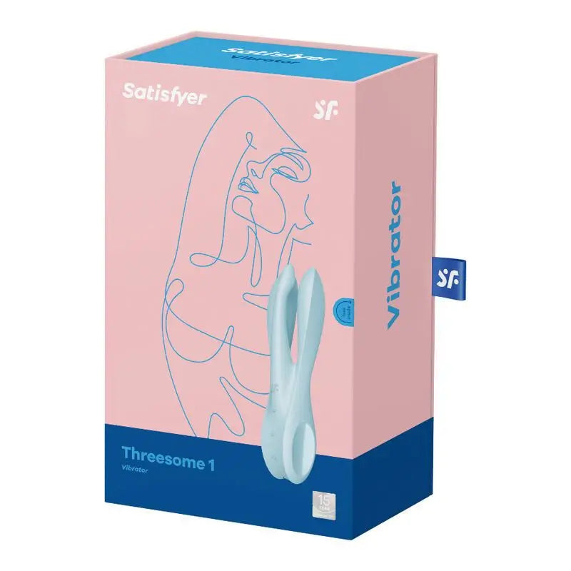 Satisfyer Vibratore Threesome 1 Vibratore - Blu