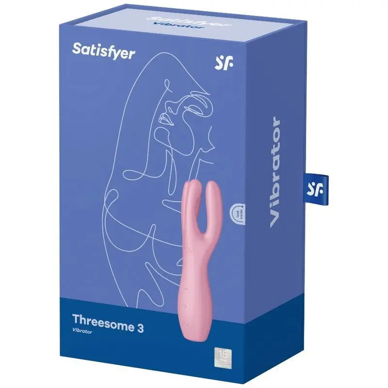 Vibratore Satisfyer Vibratore Threesome 3 - Rosa