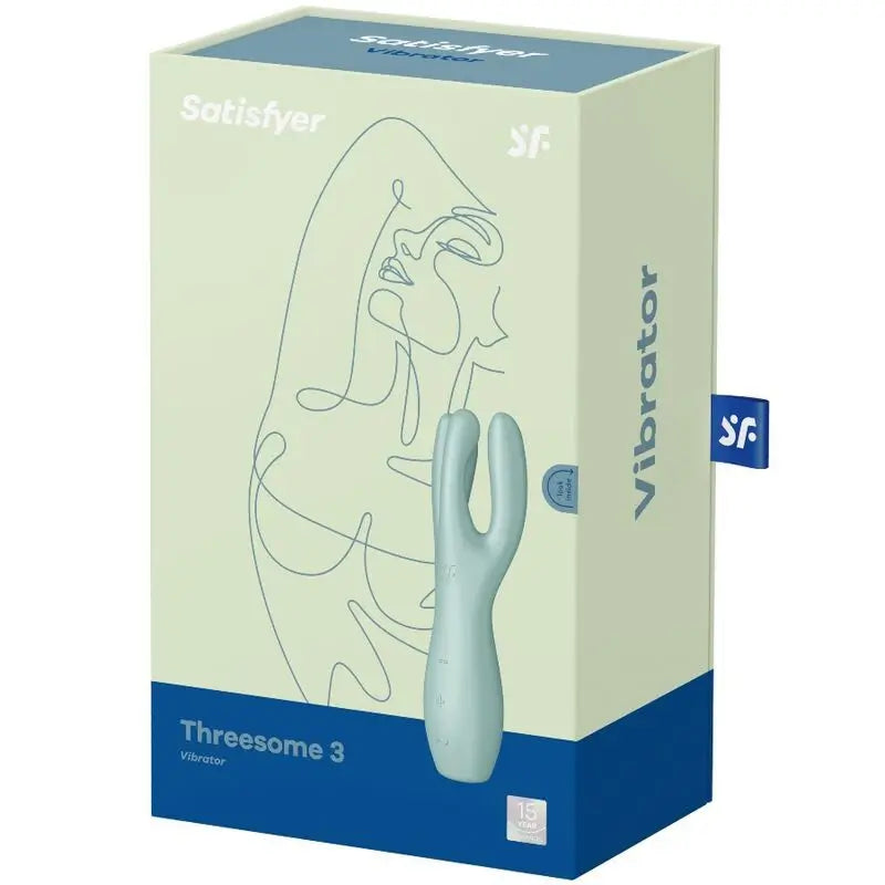 Vibratore Satisfyer Vibratore Threesome 3 - Verde