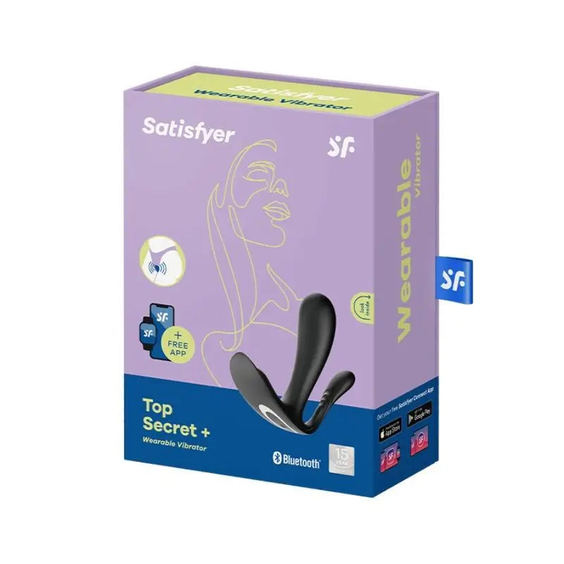 Vibratore Satisfyer Top Secret + Vibratore Nero