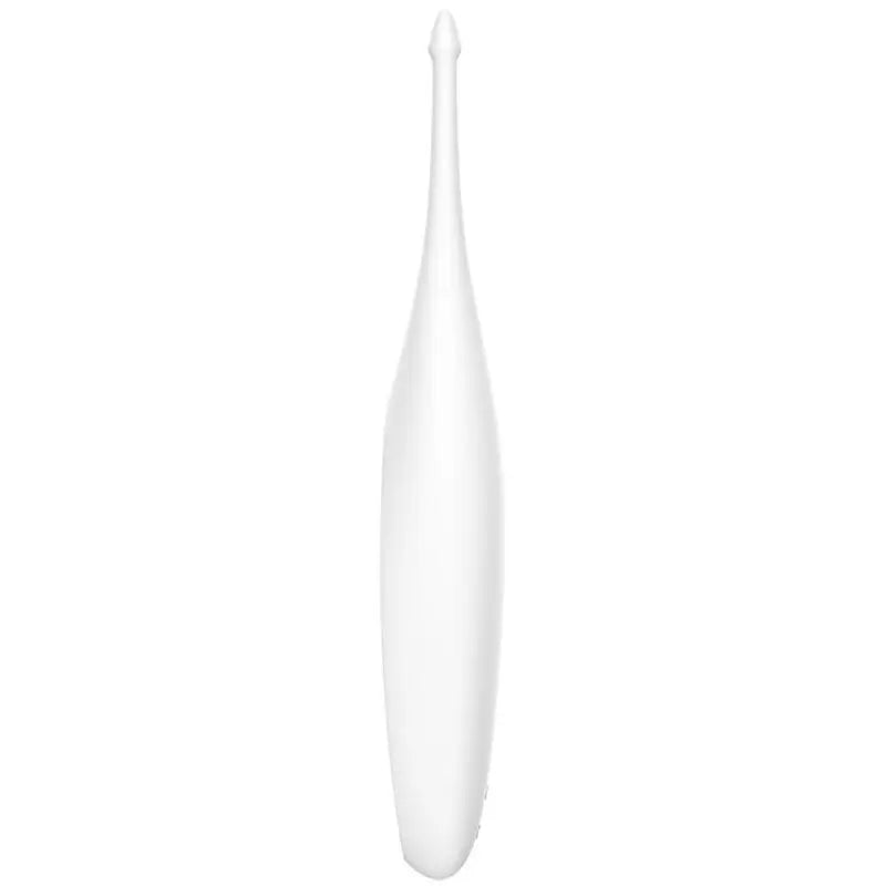 Vibratore Satisfyer Stimolatore clitorideo divertente e rotante - Bianco