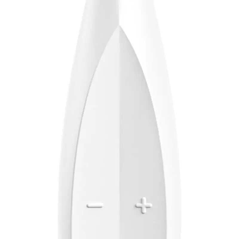 Vibratore Satisfyer Stimolatore clitorideo divertente e rotante - Bianco