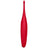 Vibratore Satisfyer Stimolatore clitorideo divertente e rotante - Rosso