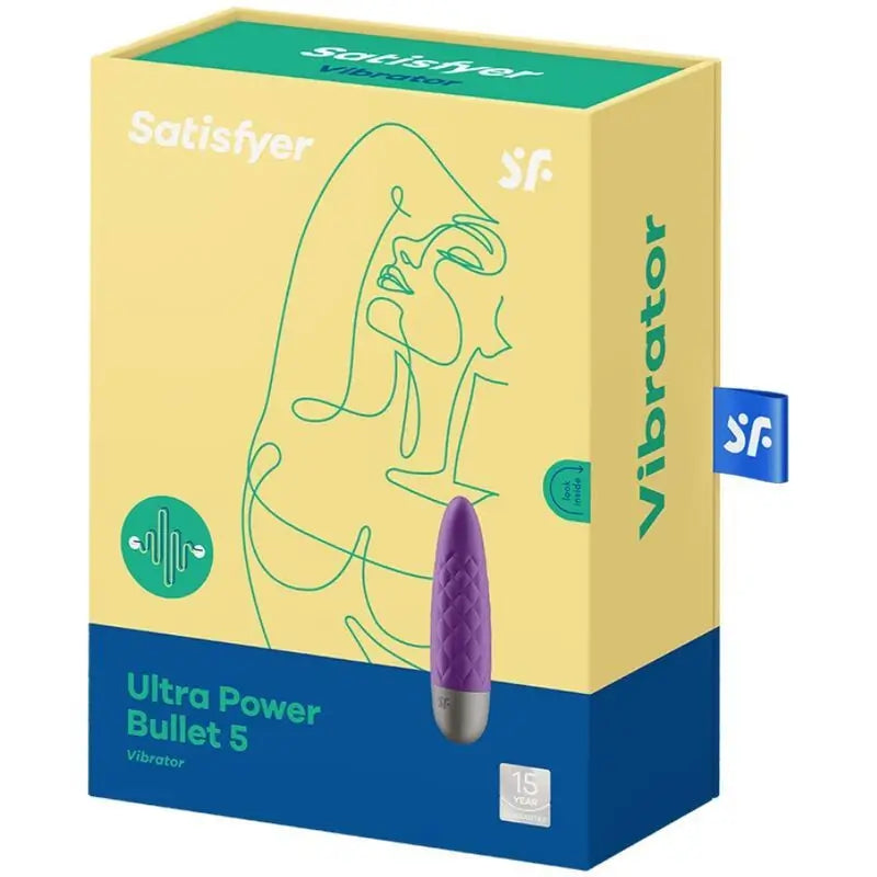 Satisfyer Vibratore Ultra Power Bullet 5 Vibrante Bullet Viola