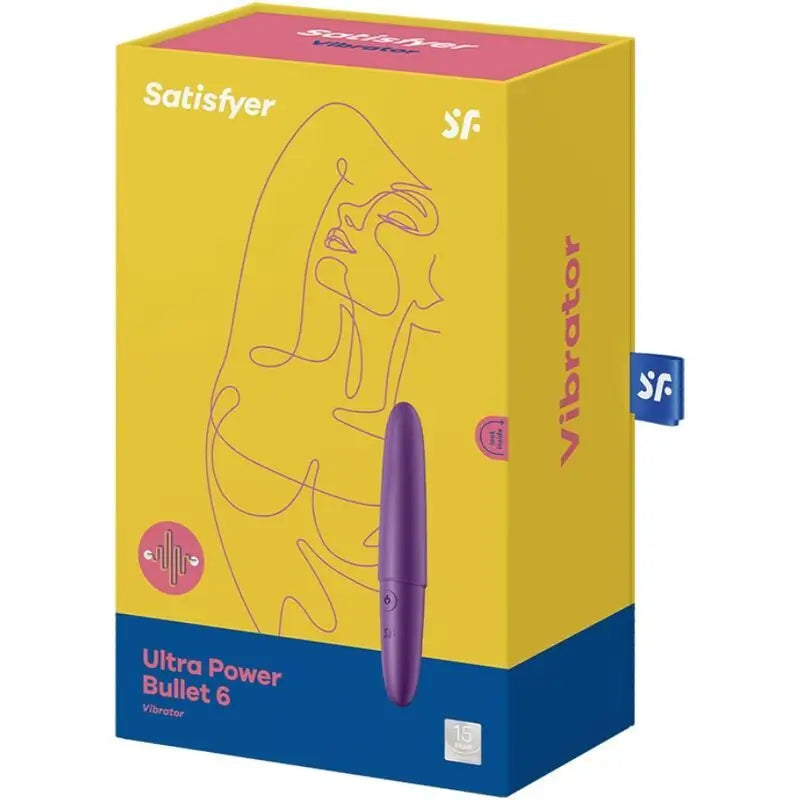 Satisfyer Vibratore Ultra Power Bullet 6 Viola Vibrante Bullet