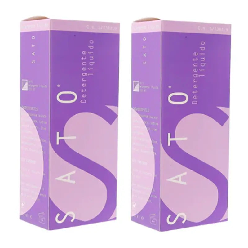 Confezione di detersivo liquido Sato, 2 x 200 ml