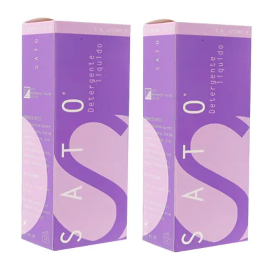Confezione di detersivo liquido Sato, 2 x 200 ml