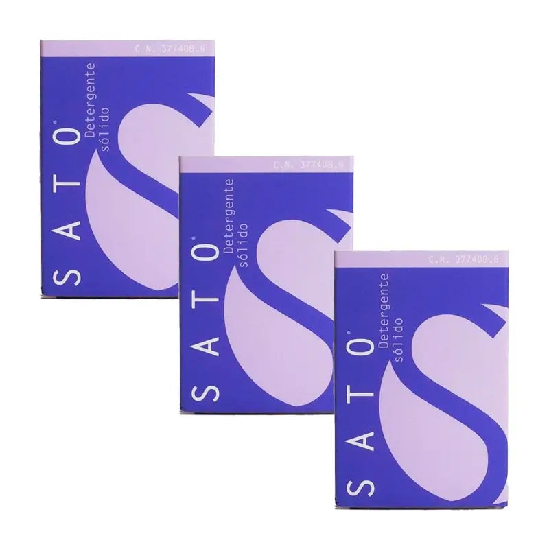 Sato Detergente solido, 3 compresse da 100 G