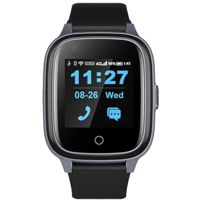 Risparmia l'orologio senior della famiglia con il Gps 4G nero