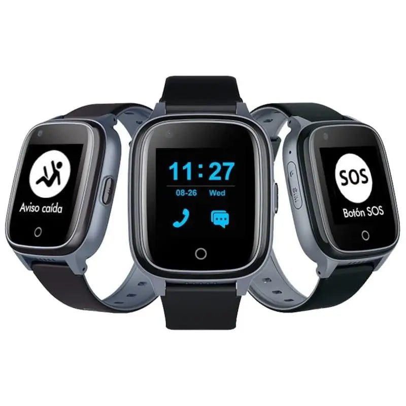Risparmia l'orologio senior della famiglia con il Gps 4G nero