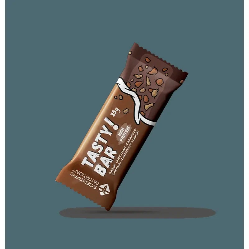 Scientiffic Nutrition Tasty! Barretta al cocco - Caramello , 35 grammi