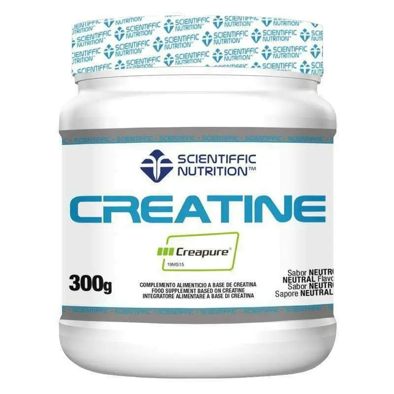 Scientiffic Nutrition Creatine 100% Creapure, Creatina Monoidrato in polvere, 300 grammi