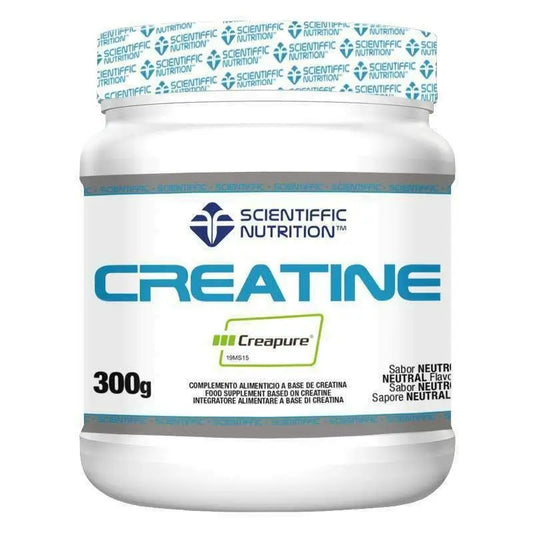 Scientiffic Nutrition Creatine 100% Creapure, Creatina Monoidrato in polvere, 300 grammi