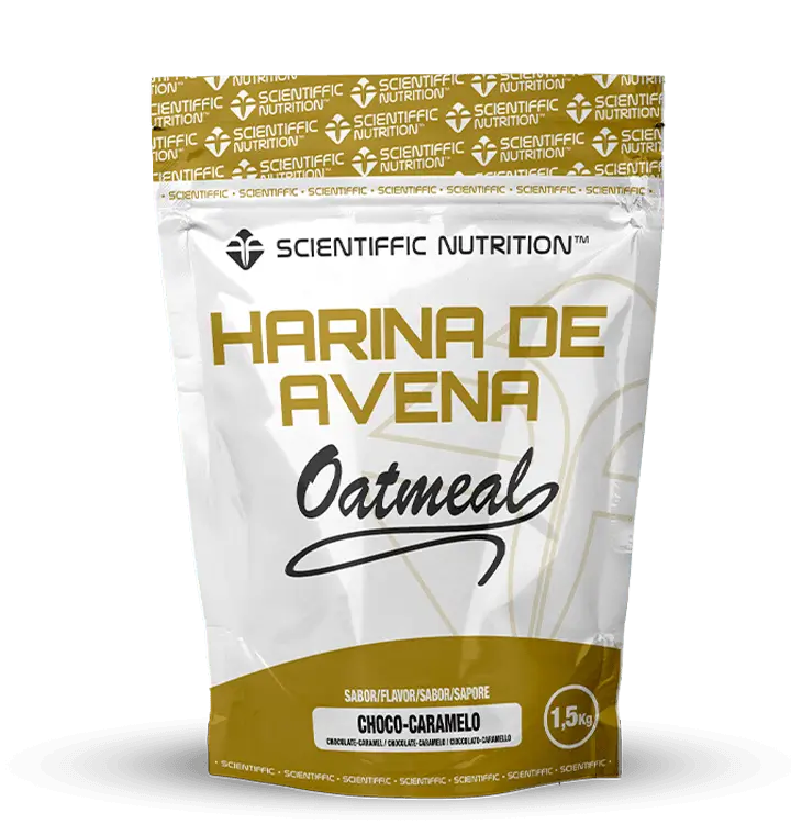 Scientiffic Nutrition Farina d'avena Chocobar Caramello, 1,5 kg