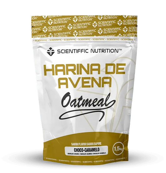 Scientiffic Nutrition Farina d'avena Chocobar Caramello, 1,5 kg