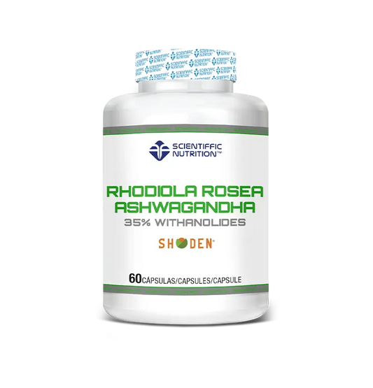 Scientiffic Nutrition Rhodiola Rosea + Ashwaandha, 60 capsule