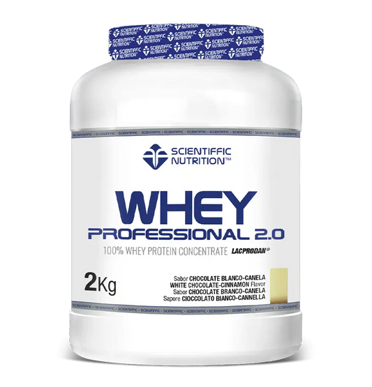 Scientiffic Nutrition Whey Professional 2.0 Cioccolato bianco e cannella, 2 kg