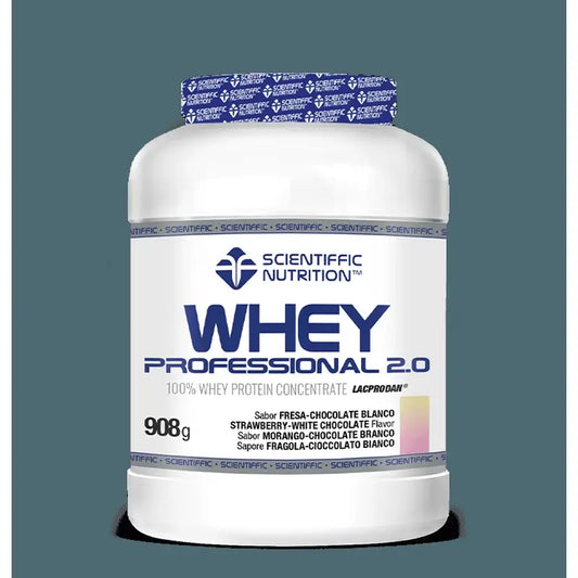 Scientiffic Nutrition Whey Professional 2.0 Strawberry White Choco , 908 grammi
