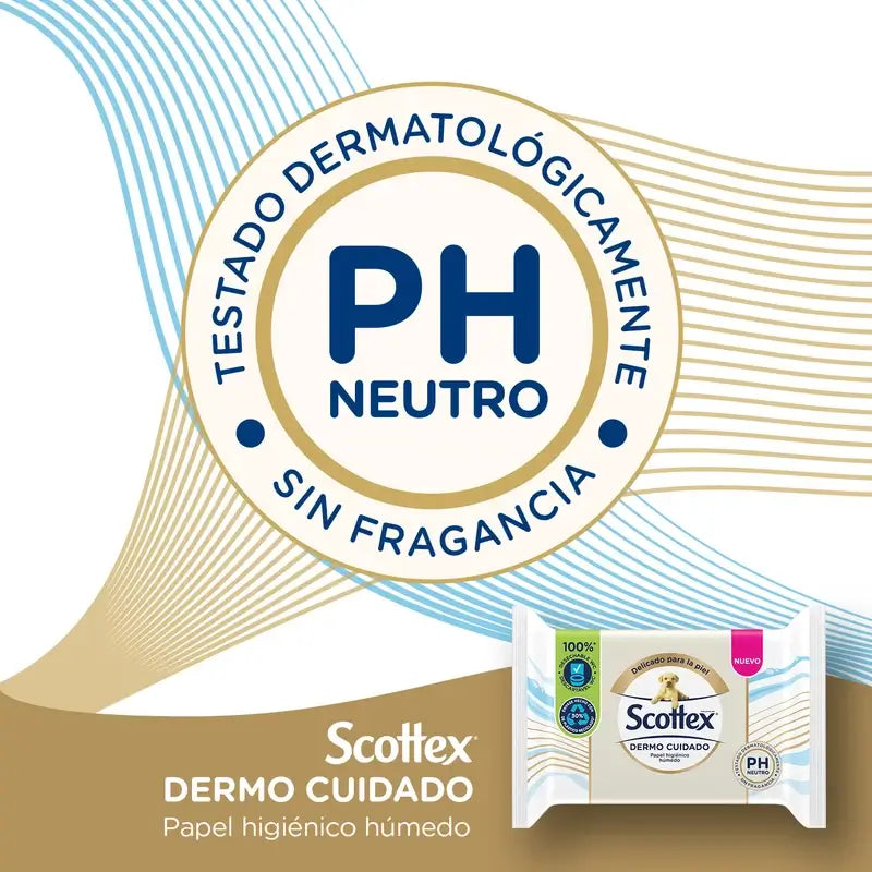 Scottex Dermo Care Carta igienica umida, 66 pezzi.