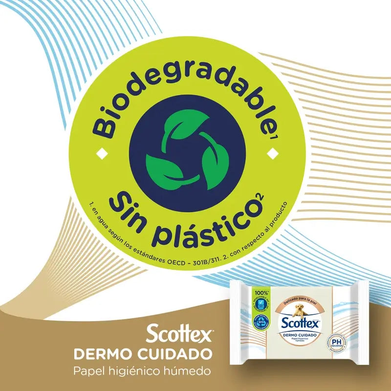 Scottex Dermo Care Carta igienica umida, 66 pezzi.
