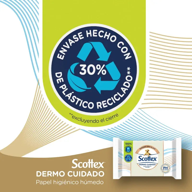 Scottex Dermo Care Carta igienica umida, 66 pezzi.