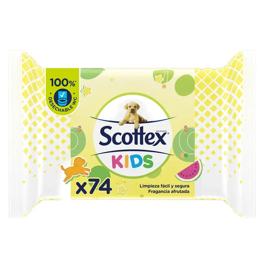 Scottex Junior carta igienica umida , 74 unità