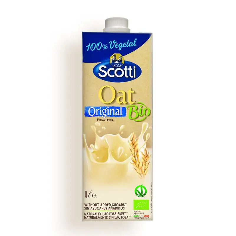 Scotti Bevanda Vegetale Naturale all'Avena 1L. Bio Sg Vegan**
