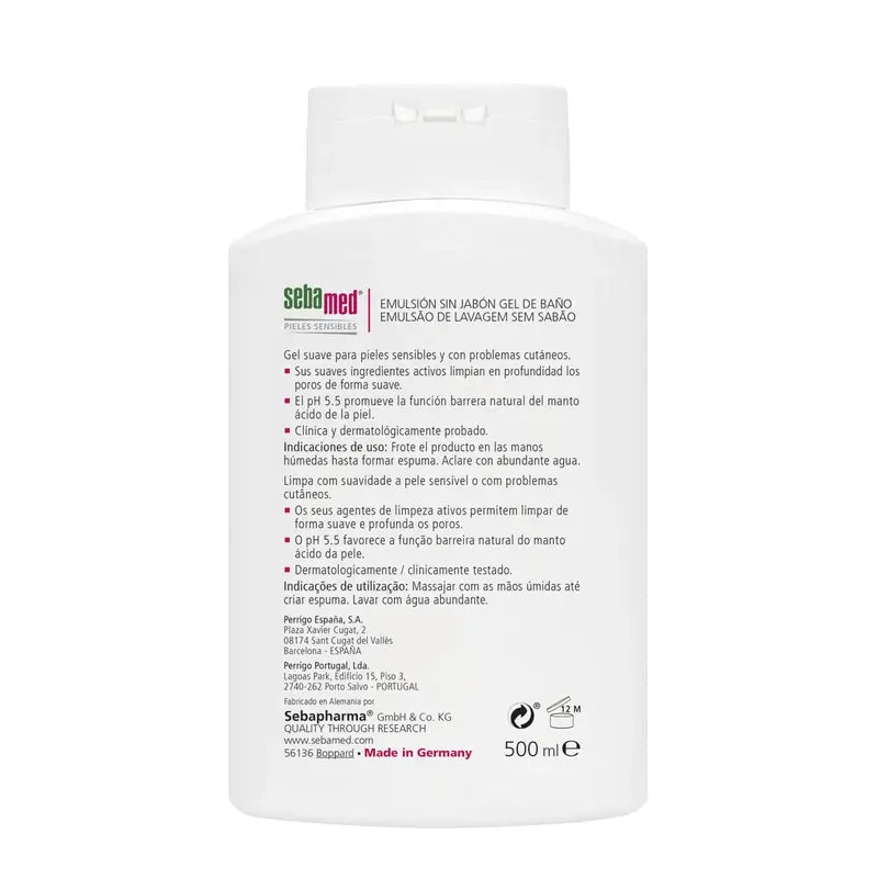 SEBAMED Gel da bagno in emulsione senza sapone 500 ml