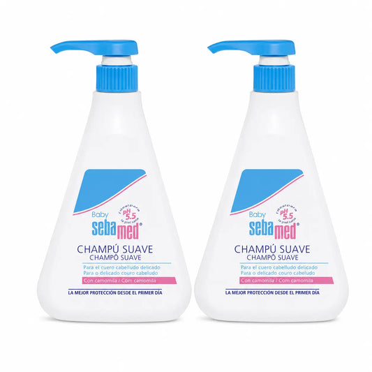 Sebamed Baby Shampoo delicato 500 Ml, confezione da 2
