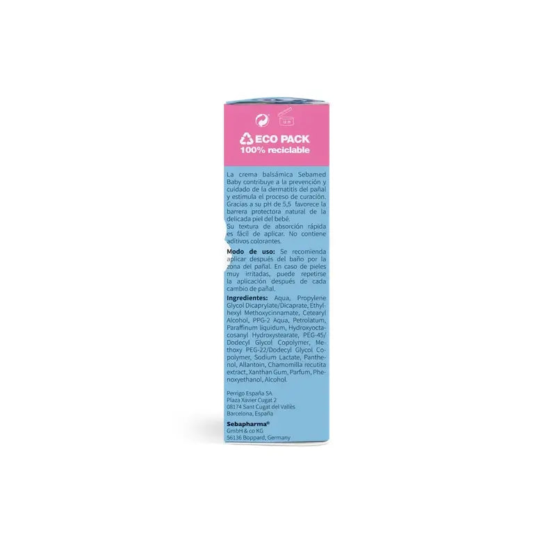 Sebamed Baby Duplo Crema Balsamica, 200 ml