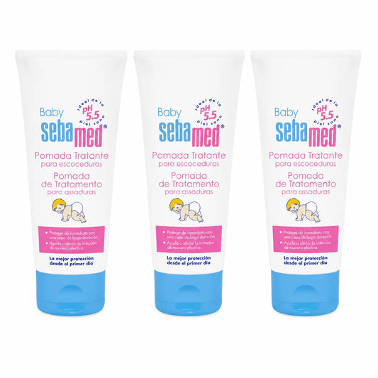 Sebamed Unguento di trattamento per bambini 100 Ml, confezione da 3