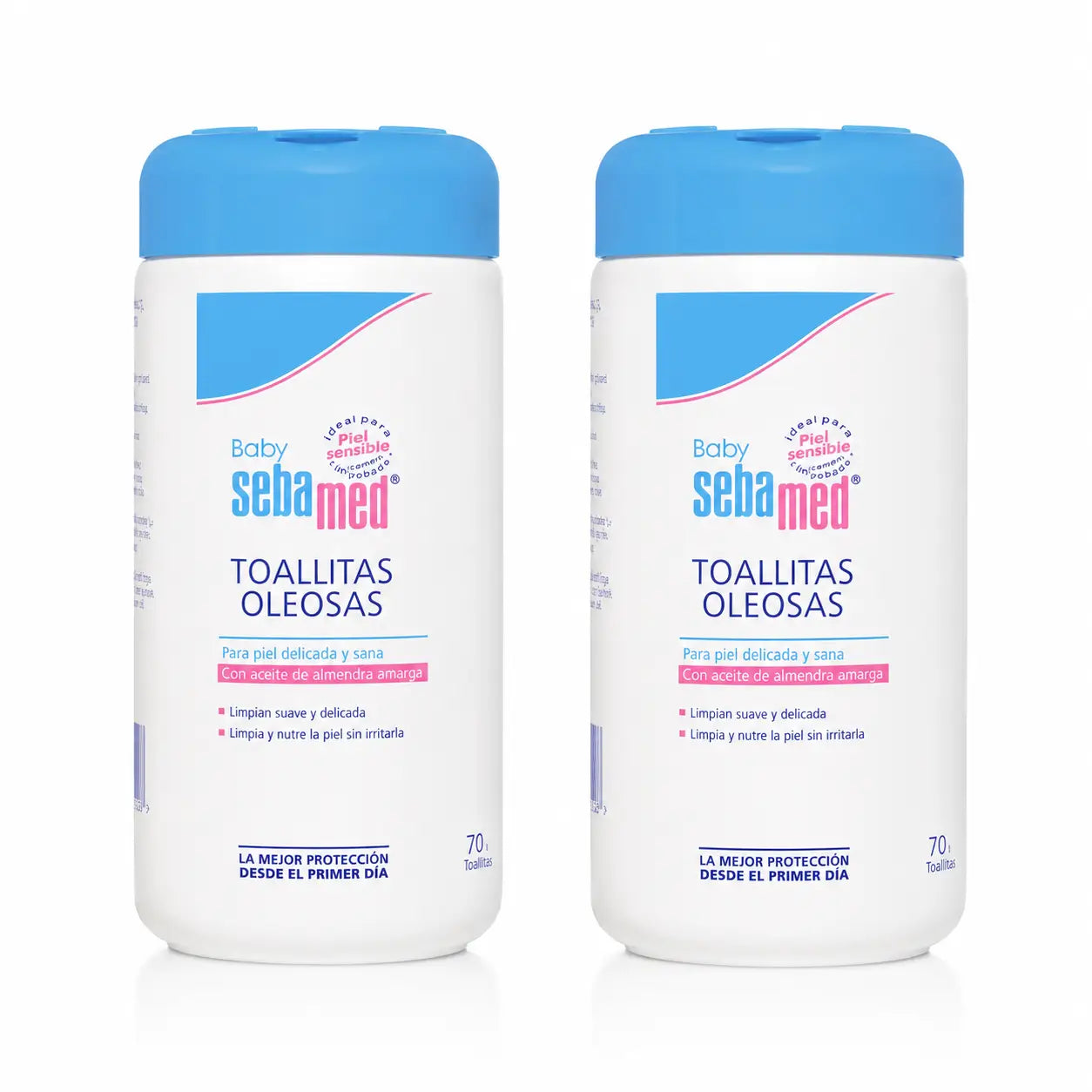 Sebamed Baby Oil Salviette 70 pezzi, confezione da 2