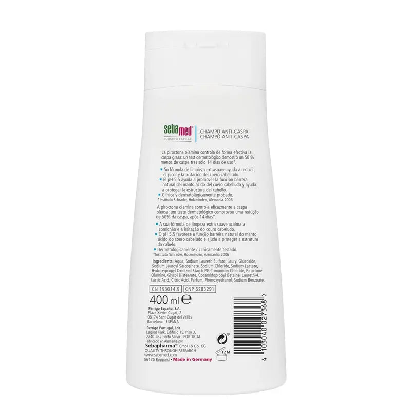SEBAMED Shampoo Antiforfora 400 ml