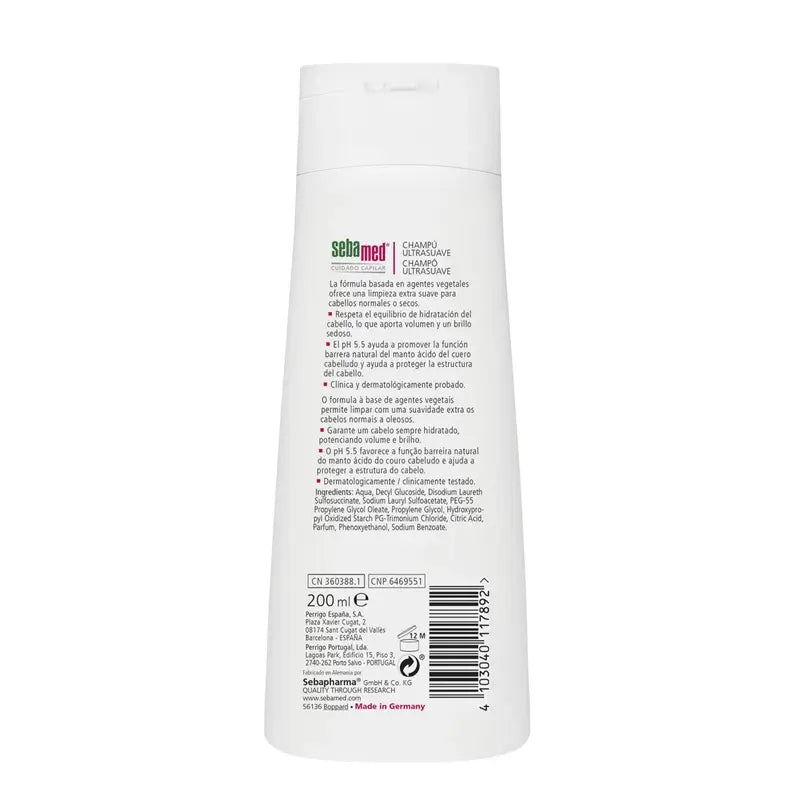 SEBAMED Shampoo Ultrasoft 200 ml