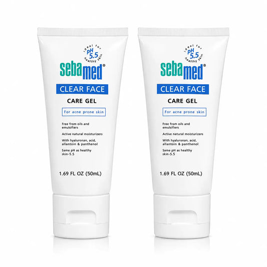 Sebamed Clear Face Gel Idratante 50 Ml, confezione da 2