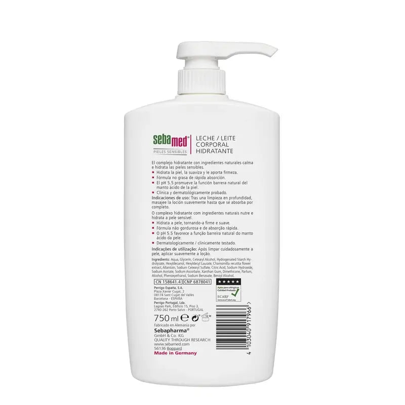 SEBAMED Latte idratante per il corpo 750 ml