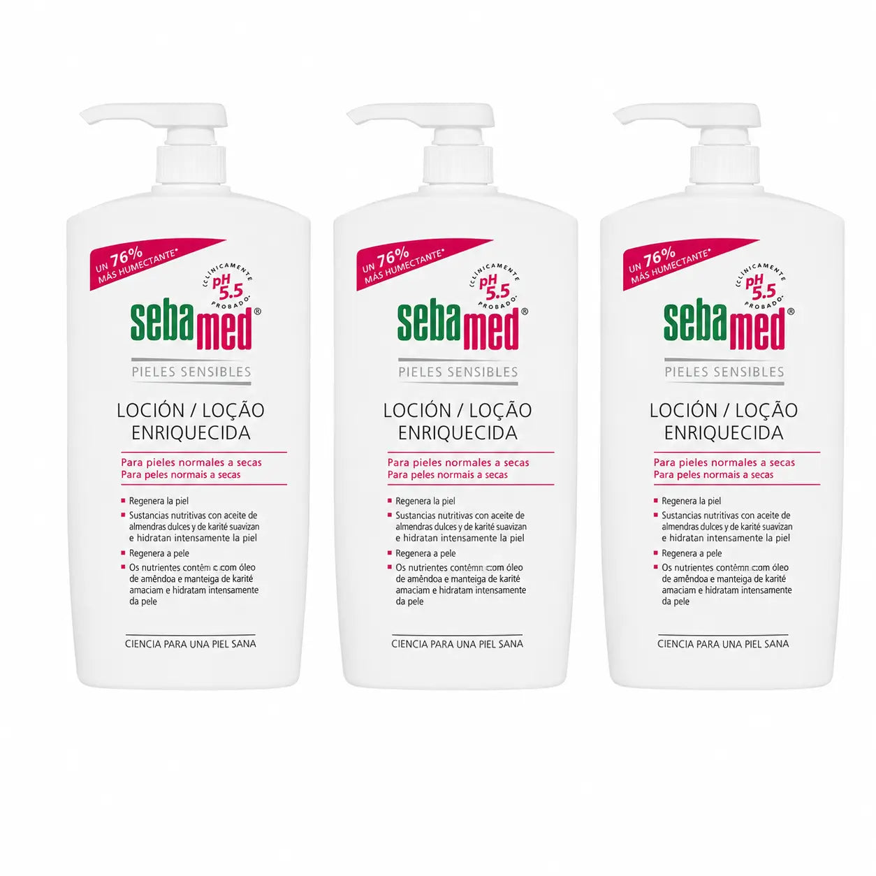 Sebamed Lozione arricchita 1000 Ml , confezione da 3