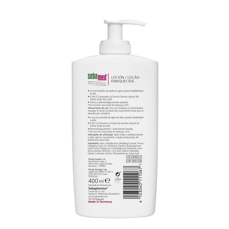 SEBAMED Lozione arricchita 400 ml