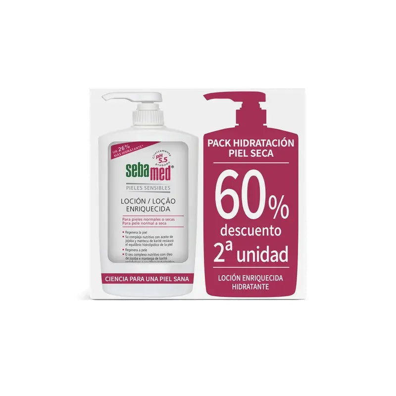Sebamed Pack Body Lotion , 750 ml 2° pezzo al 60% di sconto