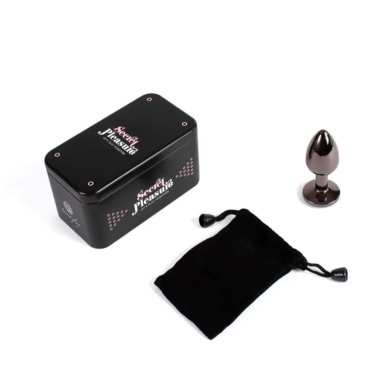Secret Play Plug per il culo color canna di fucile misura S 7 cm