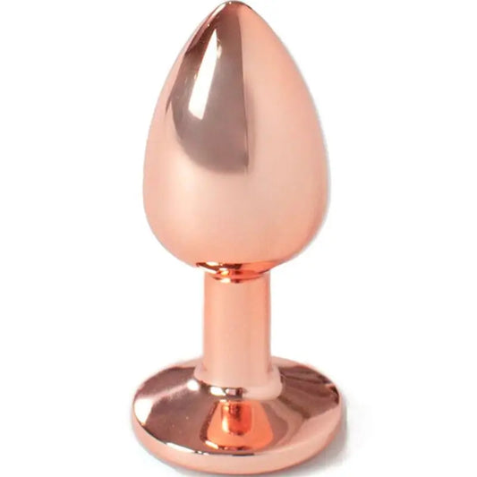 Secret Play Butt Plug in metallo oro rosa taglia S 7 cm