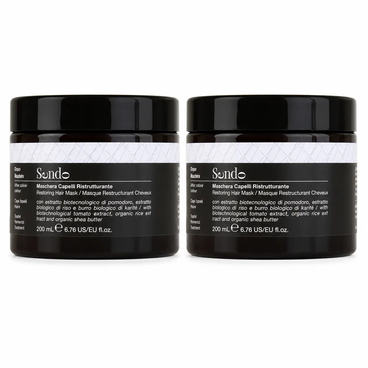 Sendo Maschera riparatrice, 200 ml, confezione da 2