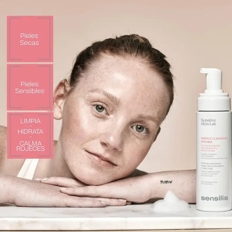 Sensilis Mousse detergente delicata per pelli sensibili e reattive 200 ml