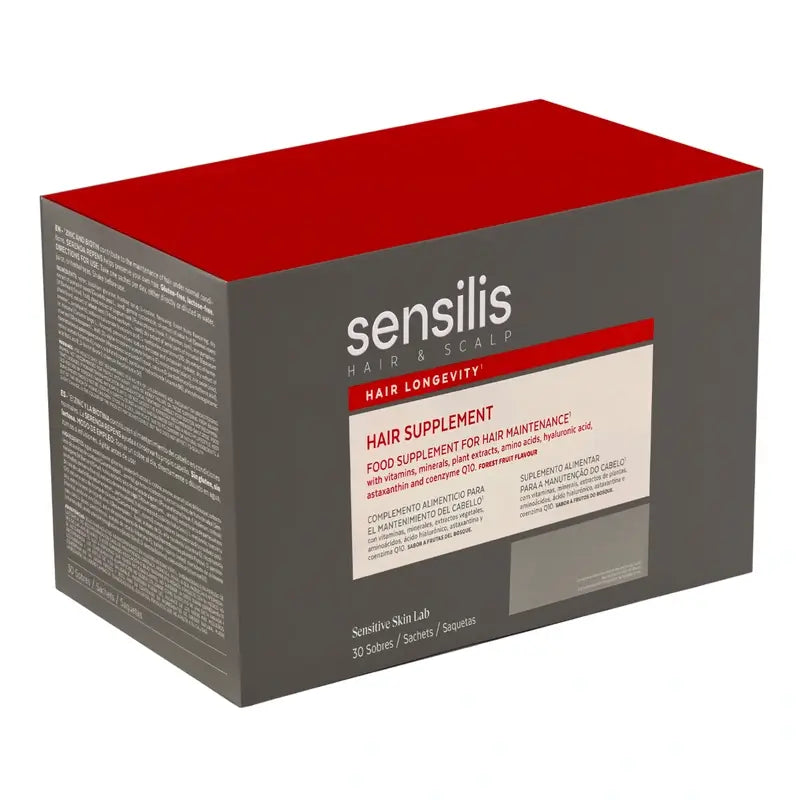 Sensilis Vitamine per capelli, 30 bastoncini