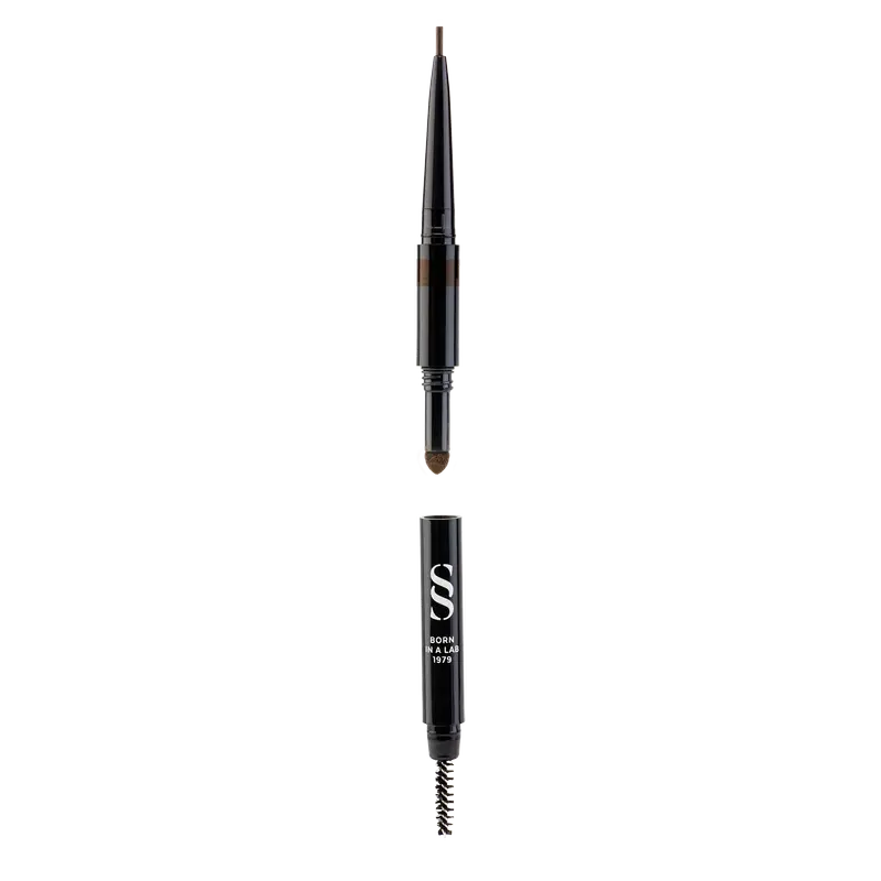 Sensilis Makeup Matita riempitiva per sopracciglia 3 In 1 02 Taupe 0,5 gr