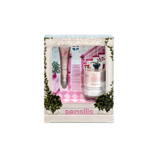 Sensilis Christmas Skin Glow Pack [Glycolic] Gel + K Eyes Eye Contour Cream, 50 + 15 ml
